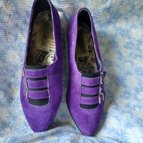 Vintage Purple flats - Picture 1 of 4